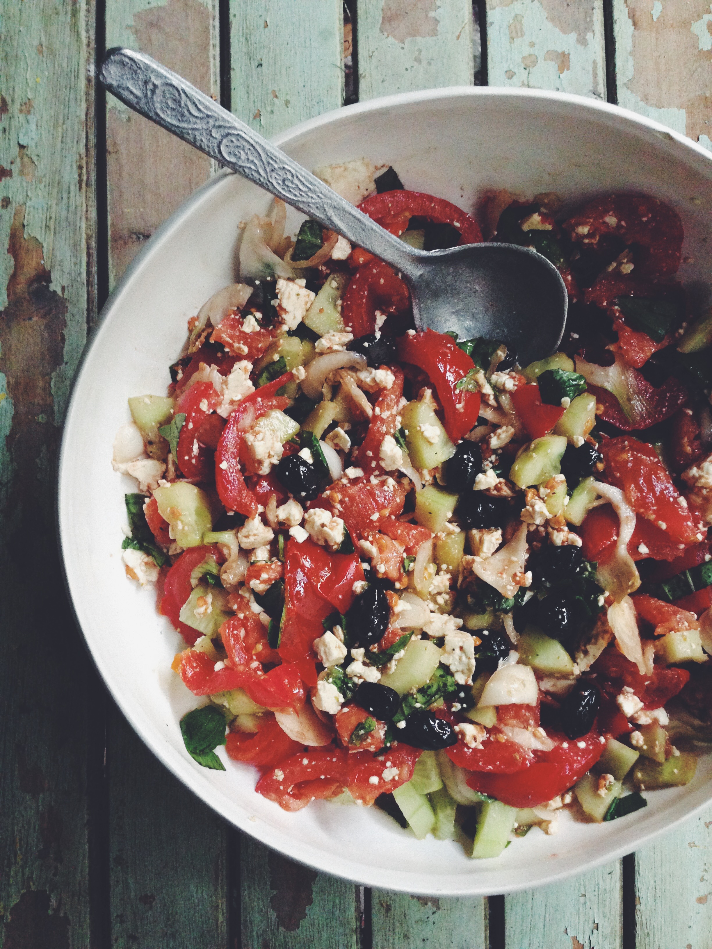 Salade grecque - Juliette Lalbaltry - Blog - Styliste culinaire